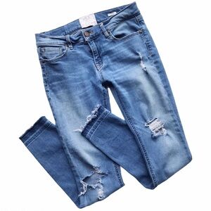 Revice Vice Main Jeans Womens Size 27 Fray Released Hem Skinny